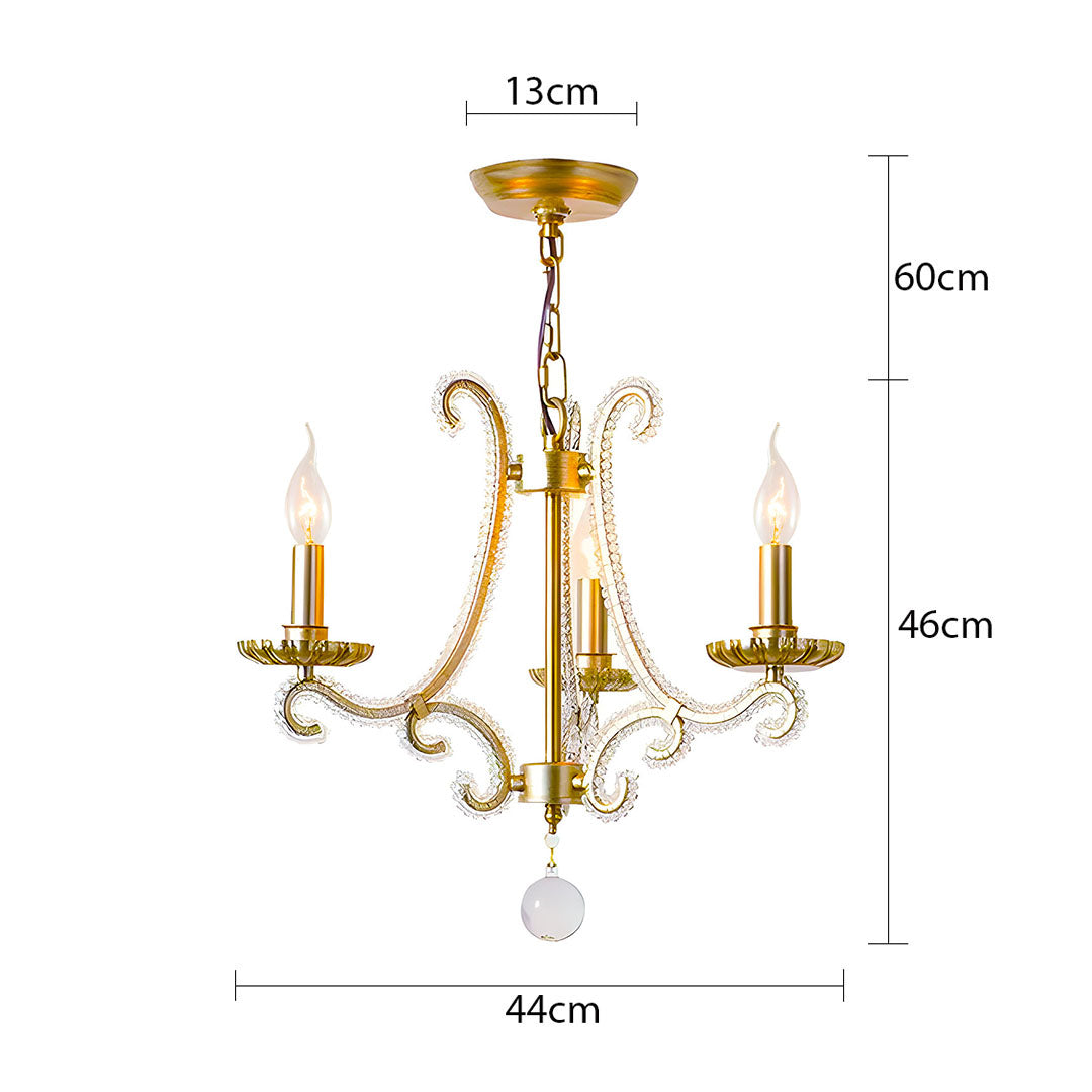 C03 3-Light E14 Bulb Chandelier
