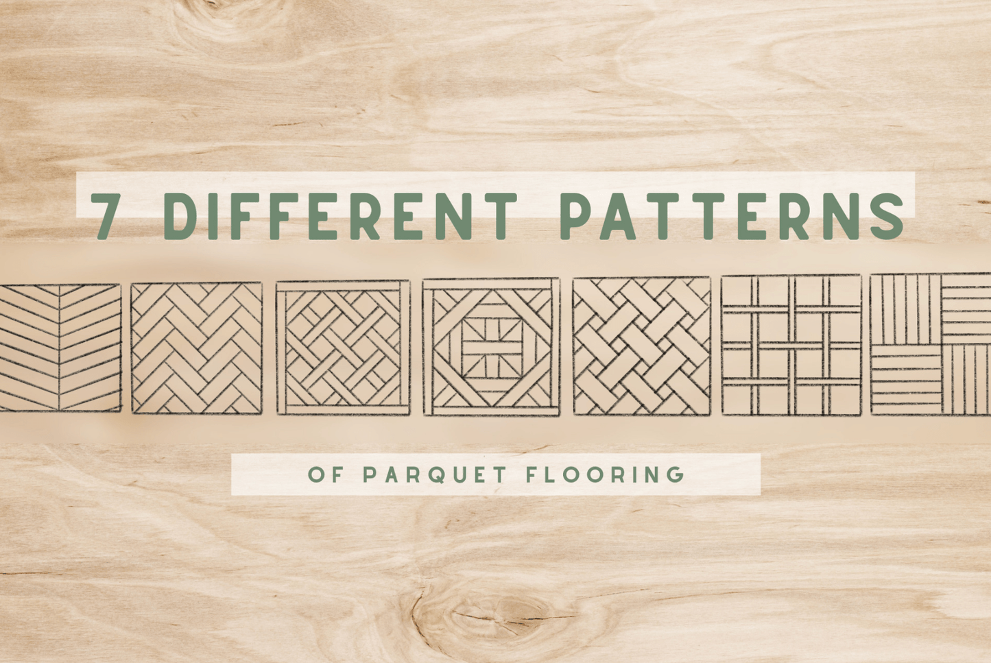 Solid Oak Chevron Parquet