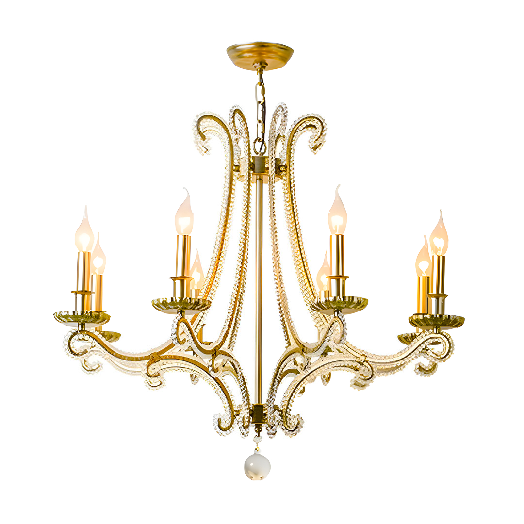 C08 8-Light E14 Bulb Chandelier
