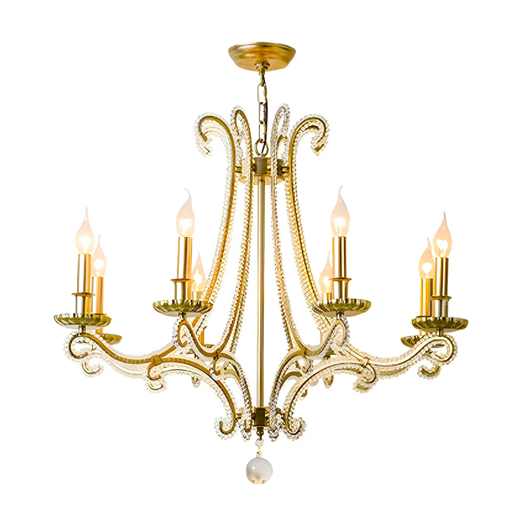 C08 8-Light E14 Bulb Chandelier
