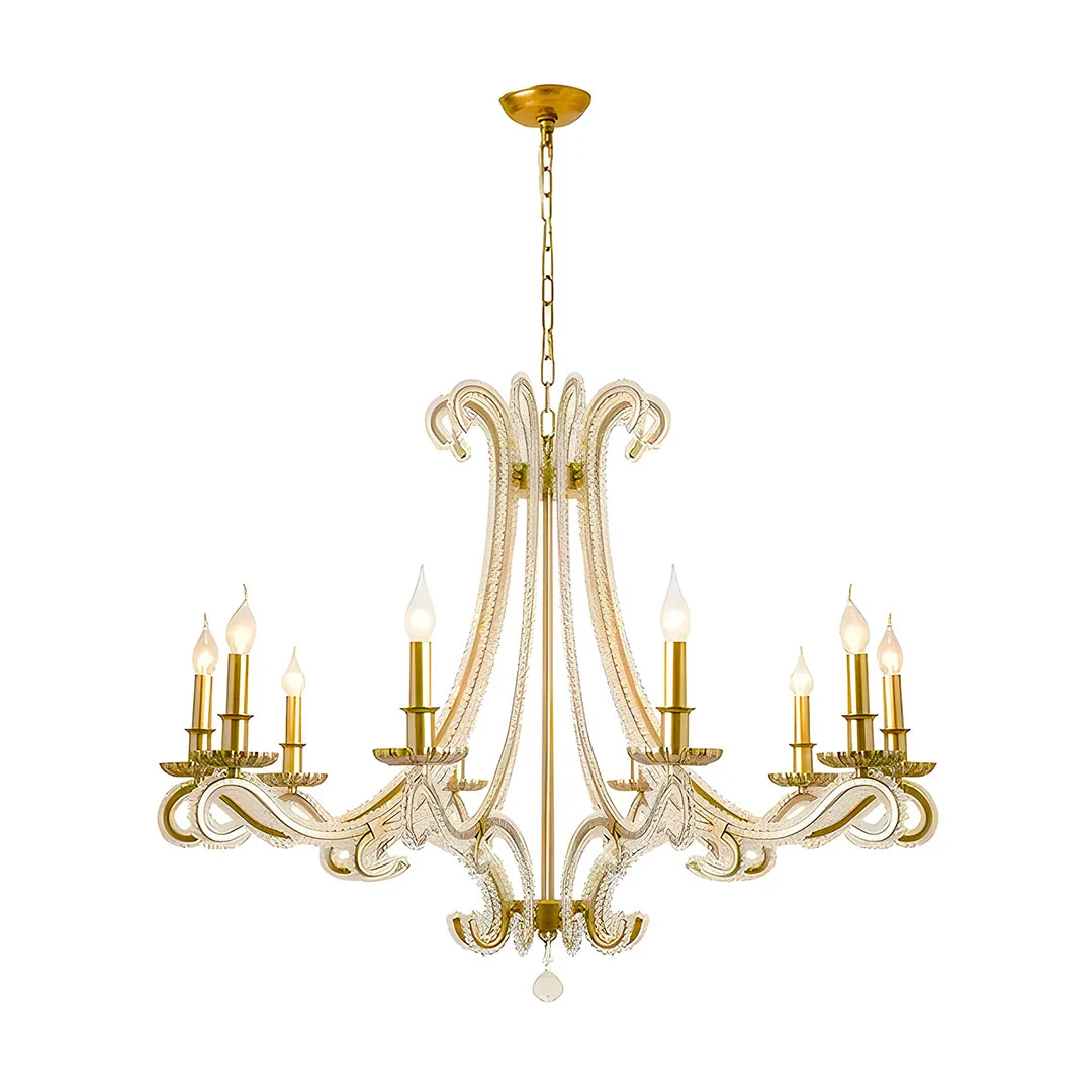 C10 10-Light E14 Bulb Chandelier
