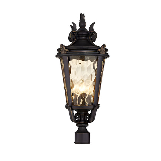 63.5cm Vintage Outdoor Post Lantern Light Classic Charm for Patios