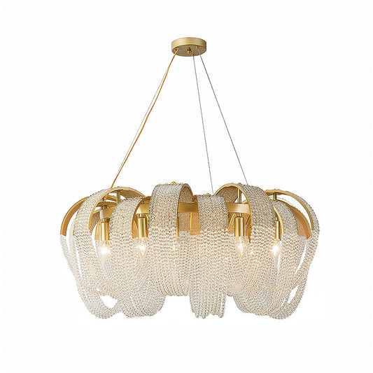 D9174-6 Warm Aura Chandelier