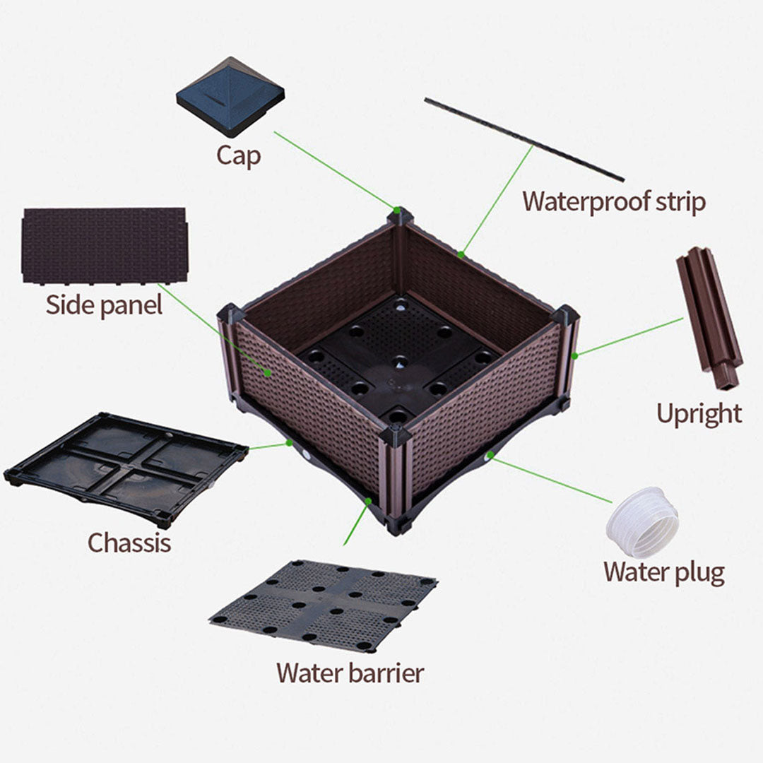 80X36CM Garden Plastic Planter Box