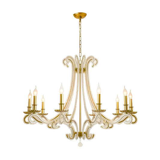 C10 10-Light E14 Bulb Chandelier