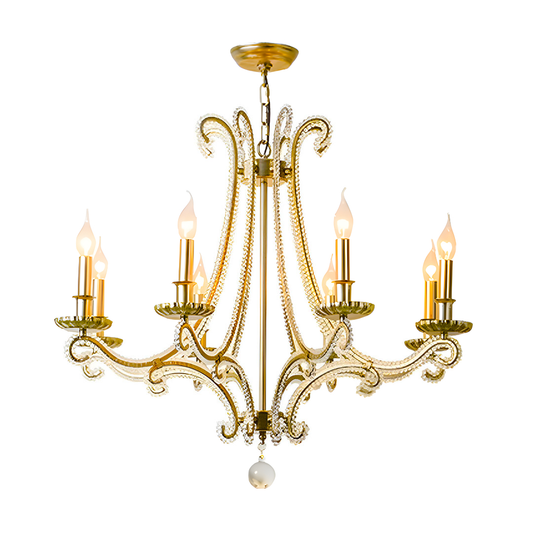 C08 8-Light E14 Bulb Chandelier