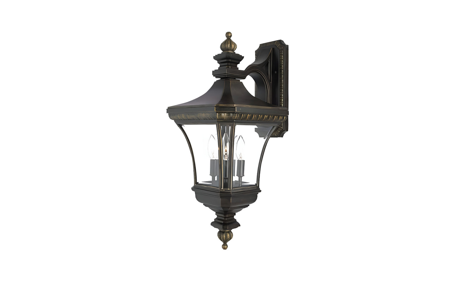 L23 62.5cm Clear Beveled Outdoor Lantern