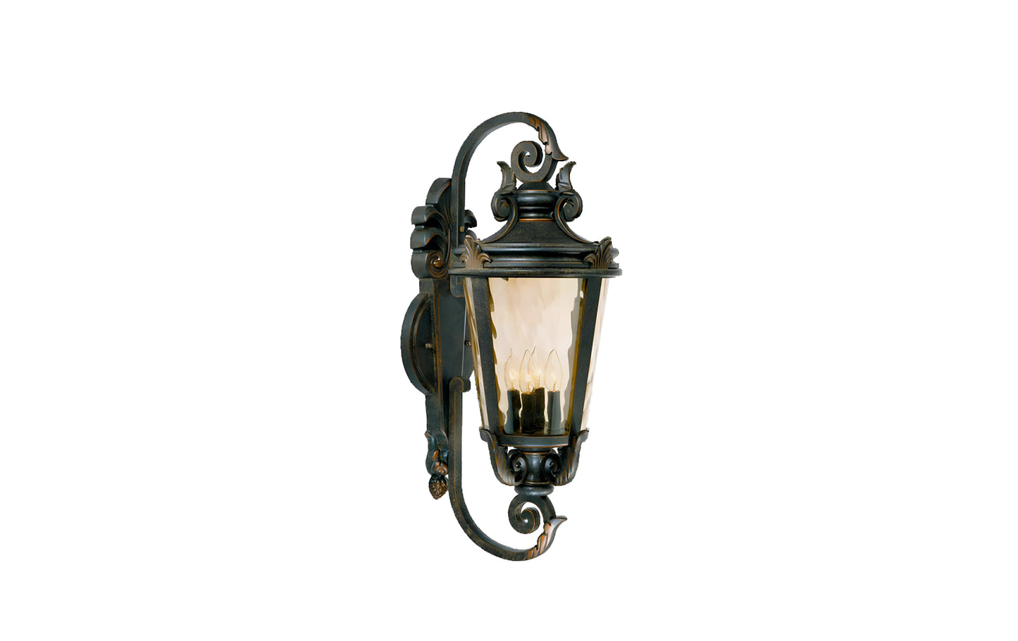 L33 79cm Champagne Water Outdoor Lantern