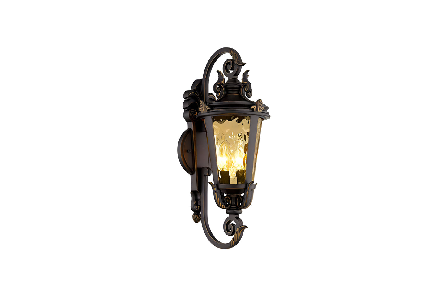 L31 55.2cm Champagne Water Outdoor Lantern