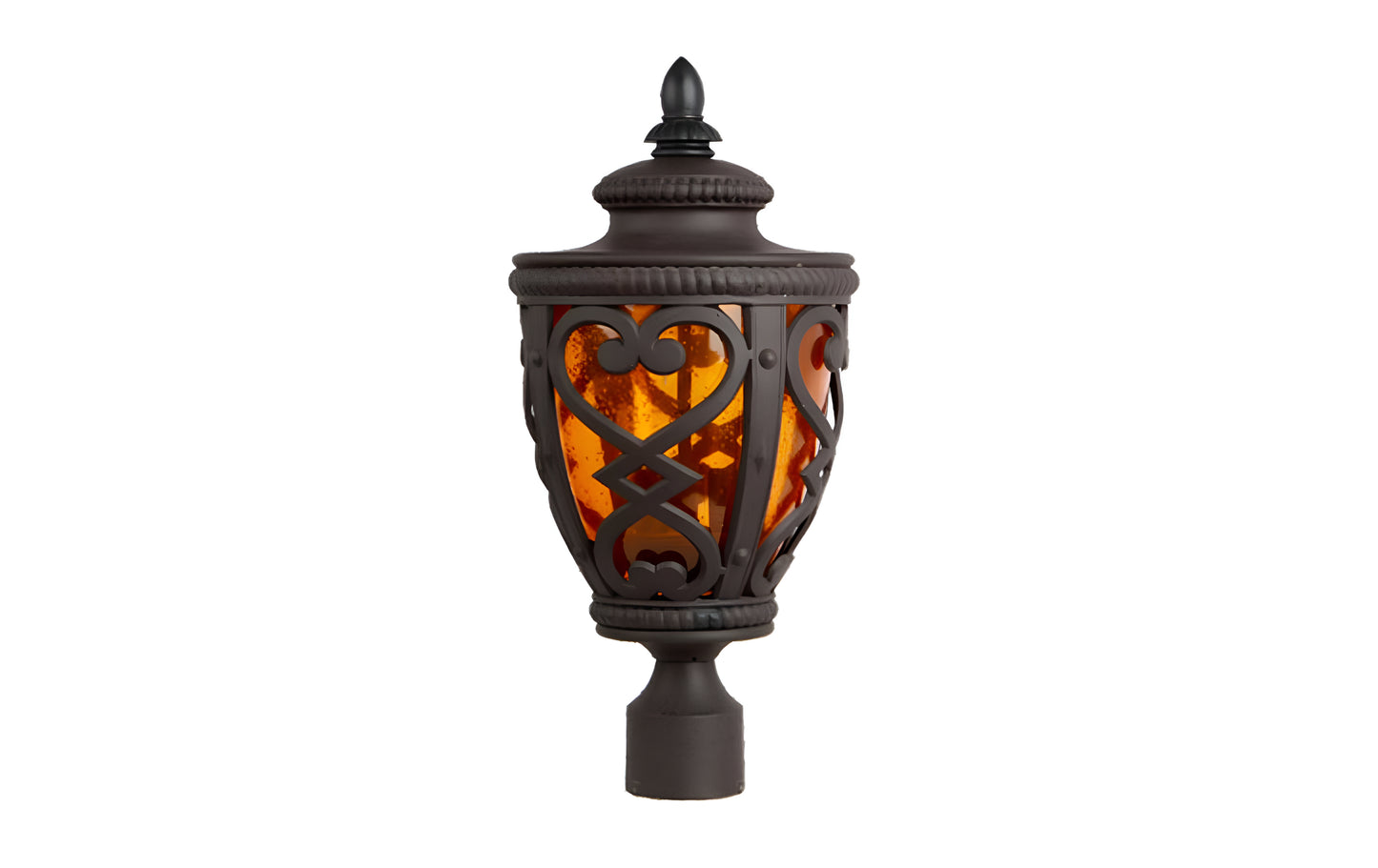 L13 48cm Champagne Seeded Outdoor Lantern