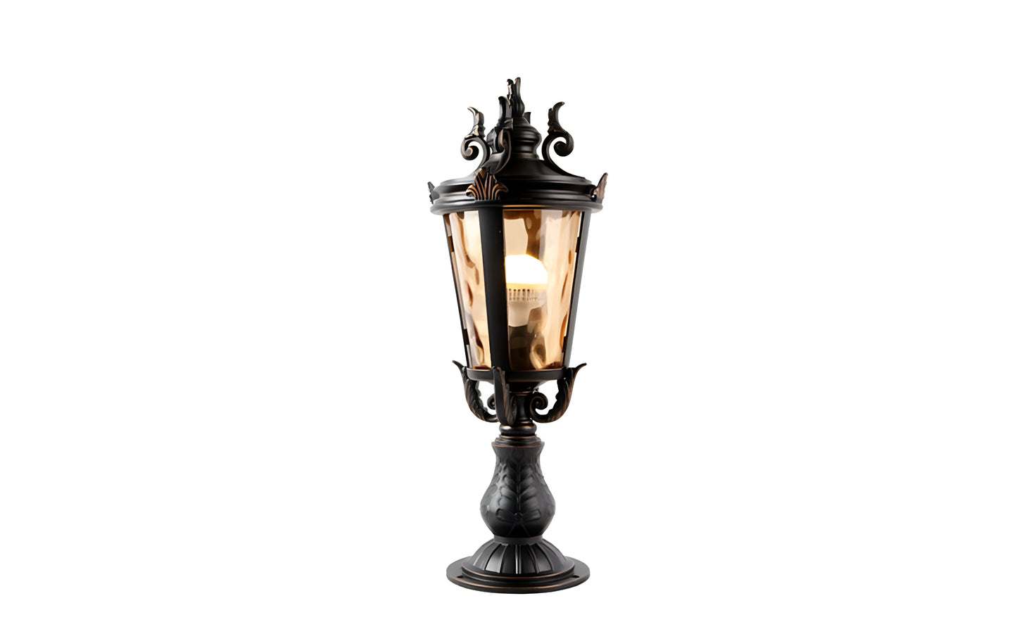 L39 54cm Champagne Water Outdoor Lantern