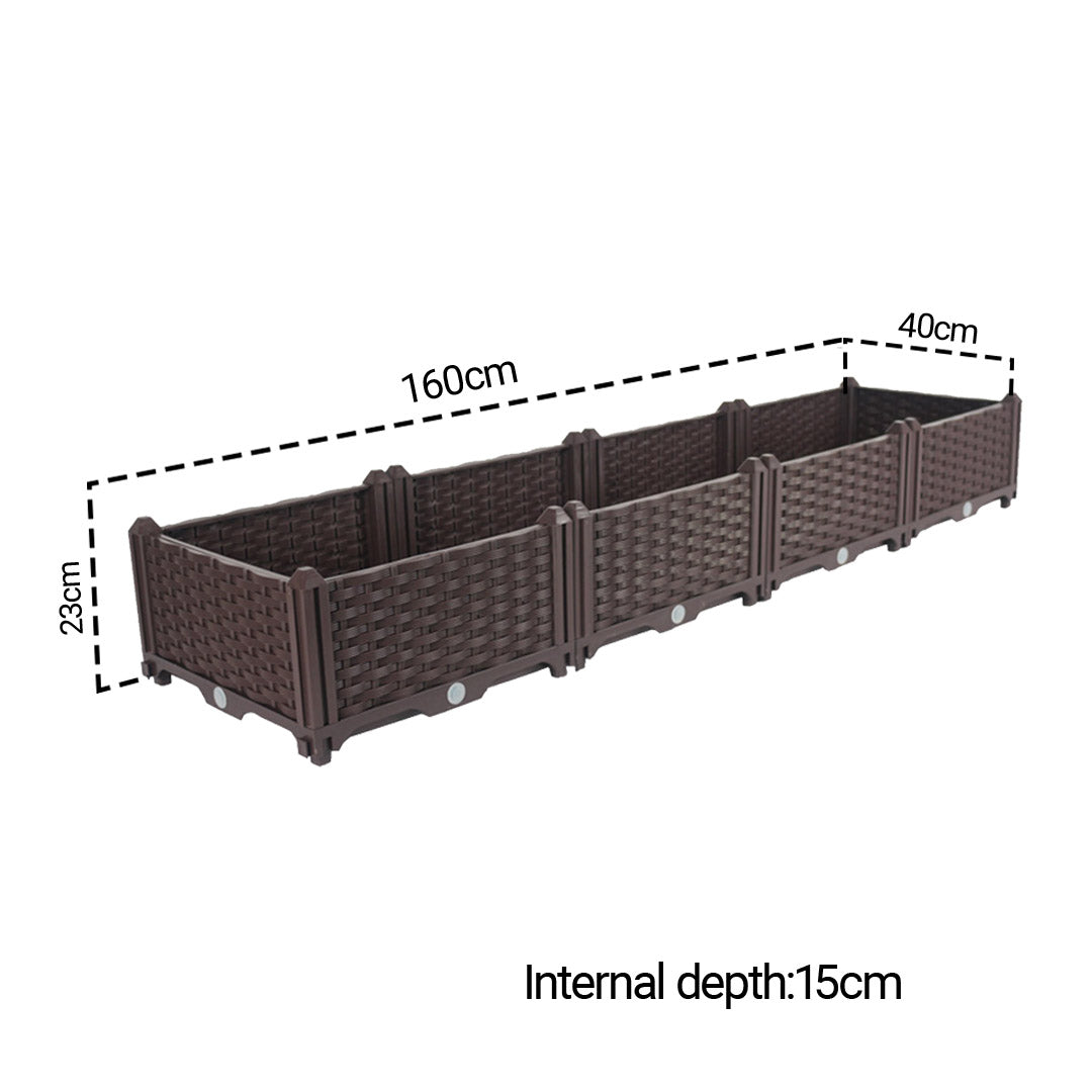 160X23CM Garden Plastic Planter Box