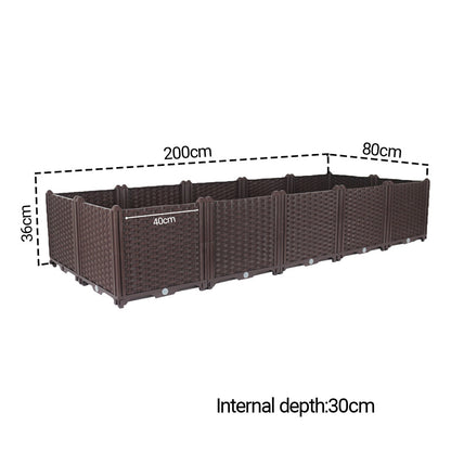 200X36CM Garden Plastic Planter Box