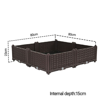 80X23CM Garden Plastic Planter Box